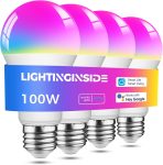 Lightinginside Smart Light Bulbs 100W Equiv., 1350LM