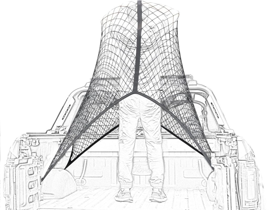 Highly Elastic Cargo Net, Simple Truck Bed Cargo Mesh