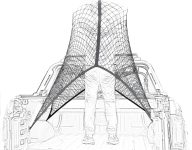 Highly Elastic Cargo Net, Simple Truck Bed Cargo Mesh