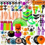 Max Fun 132pcs Halloween Party Toys Assortment for Kids
