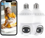 Smart Light Bulb Security Camera,5G&2.4G Security