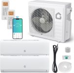 GarveeHome 20000 BTU Two-Zone Mini Split Air