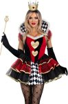 Leg Avenue Womens 2 Pc Queen of Hearts Halloween