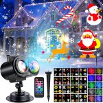 Christmas Projector Lights Outdoor, Snowflake Projector