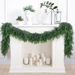 9 Ft Artificial Cedar Garlands, Faux Cypress Garland,