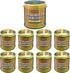 Citronella Candle 9 Pack, 3 oz Jar Candles, Indoor
