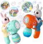 Bubble Gun for Kids 2 Pack Bubble Guns Kit for Toddlers