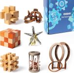 7 Pieces Cool Mind Puzzles Unlock Interlock Brain