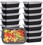 38oz Meal Prep Containers, Extra Large &Thick Food