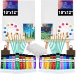 QUANWAISJ 10"x12" Sip and Paint Kit for Adults,Acrylic