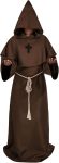 Medieval Hooded Monk Robe Costume Friar Priest Robe