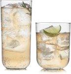 Libbey Polaris Tumbler and Rocks, Axis Glass Cups Set