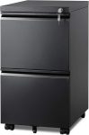 DEVAISE 2 Drawer Metal File Cabinet, Fully Assembled,