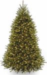 National Tree Company 7.5 ft Pre-Lit Dunhill Fir