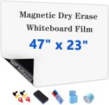 Magnetic Dry Erase Whiteboard Paper with Adhesive, 47"