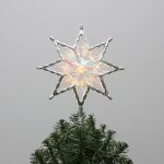 Philips 11.25" Silver Star Treetopper with Iridescent