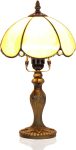 Stained Glass Lamp, Simple European Table Lamp, 8 Inch