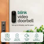 Blink Video Doorbell (newest model) – Head-to-toe HD