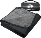 Large Outdoor Waterproof Blanket Extra Thick Fleece