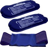 Reusable Hot and Cold Ice Packs for Injuries (3-Piece