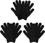 3 Pairs Winter Magic Gloves Adults Warm Stretchy Unisex