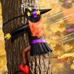 Halloween Decorations Outdoor Crashing Witch - 59''