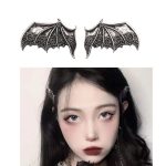 Halloween Bat Wing Hair Clips for Women Girls Devil