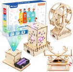 Poraxy 4 in 1 STEM Kits for Kids Age 8-10, Science STEM