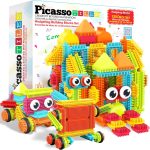 PicassoTiles 120pcs Hedgehog Interlocking Building