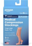 Amazon Basic Care Medical Compression Stockings, 20-30