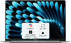 GEEKOM GeekBook X16 Pro 2.8 lbs Laptop, 16" IPS 2.5K