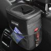 HOTOR Car Trash Can with Lid and Storage Pockets - 100%
