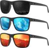 Fanshen Polarized Sports Sunglasses for Men, UV