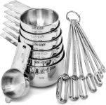Hudson Essentials Stainless Steel Measuring Cups and