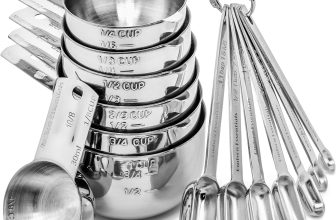 Hudson Essentials Stainless Steel Measuring Cups and