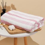 Vie Triomphe Pink Striped 100% Cotton Zero Twist Yarn