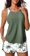 Summer Mae Blouson Tankini Swimsuits for Women 2026