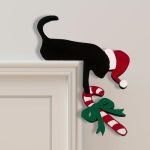 Christmas Door Topper Holiday Home Decor Funny Snowman