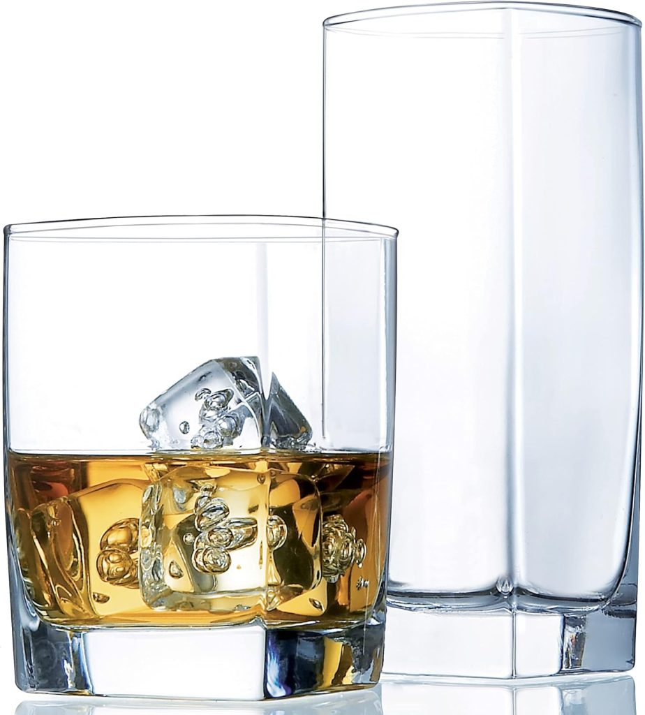 Collins Everyday Drinking Glasses Set of 16 Drinkware