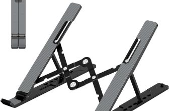 Adjustable Laptop Stand, Portable Laptop Riser for