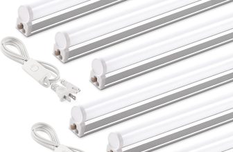 Barrina T5 4FT LED Shop Light, 2 Pcs Power Cords 6500K