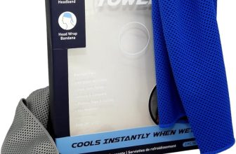 Cala - Cooling Towels (2 Pieces, Blue and Grey)