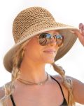 FURTALK Summer Straw Beach Sun Hats for Women UPF 50