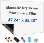 Magnetic Dry Erase Whiteboard Paper with Adhesive,