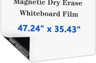 Magnetic Dry Erase Whiteboard Paper with Adhesive,