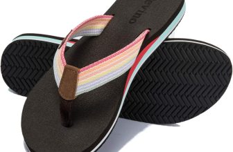Pevino Women's Orthotic Flip Flops,Casual Comfortable