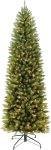 Puleo International 7.5ft Pre-Lit Fraser Fir Pencil