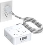 Surge Protector Power Strip - CHCORE 5Ft Braided