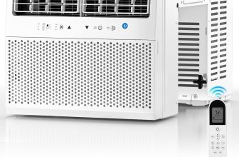 ZAFRO 10,000 BTU U Shaped Window Air Conditioner Cools