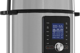 NEWBULIG 6.3 Quart Electric Pressure Cooker, Stainless